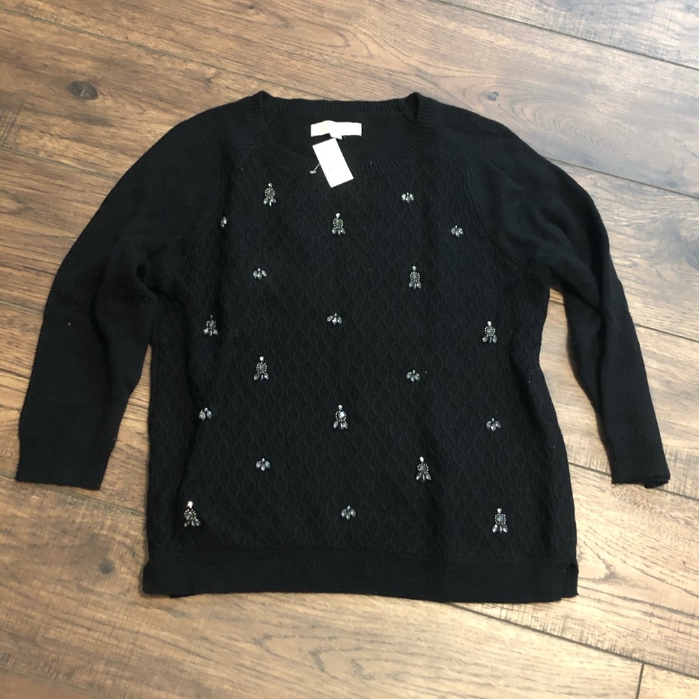 Beaded pullover